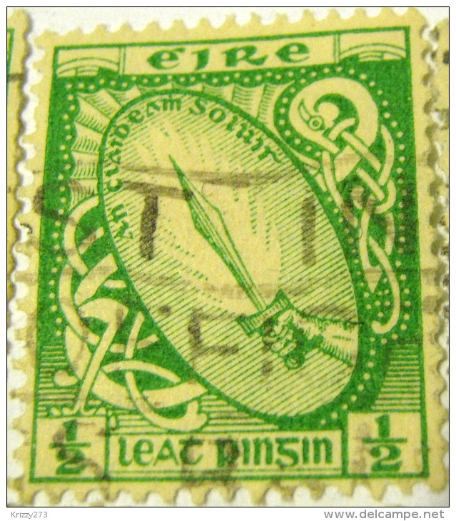 Ireland 1922 Sword Of Light 0.5d - Used - Oblitérés