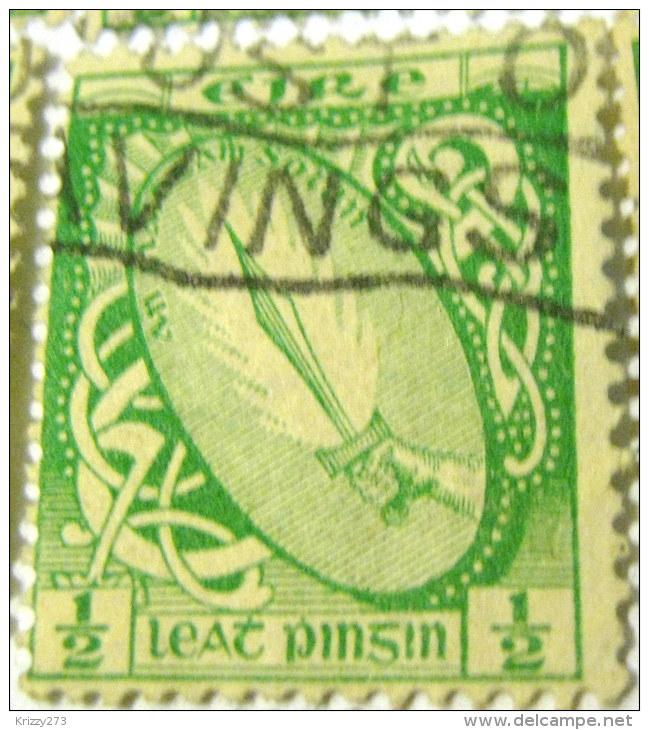 Ireland 1922 Sword Of Light 0.5d - Used - Oblitérés