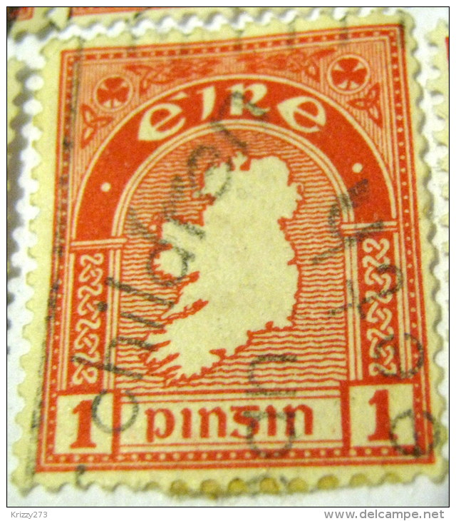 Ireland 1922 Map Of Ireland 1d - Used - Used Stamps