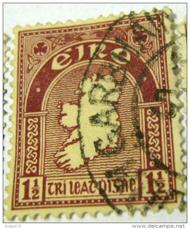 Ireland 1922 Map Of Ireland 1.5d - Used - Used Stamps