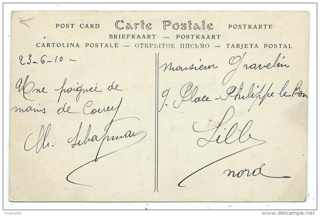 CPA -CHATEAU DE COUCY -VUE PRISE AU COUCHANT -Aisne (02) -Circulé 1910 - - Other & Unclassified