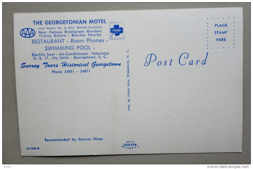 USA - South Carolina - Georgetown  - Georgetonian Motel - Autres & Non Classés