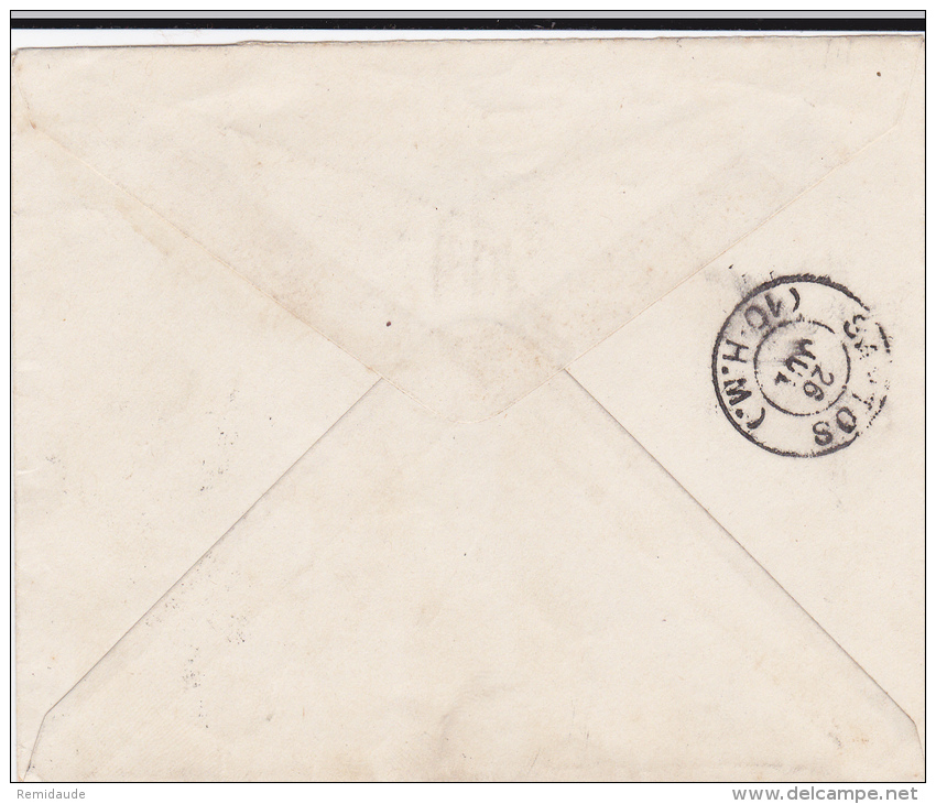 BRESIL - 1904 - ENVELOPPE ENTIER De SAO PAULO Pour SANTOS - Postal Stationery