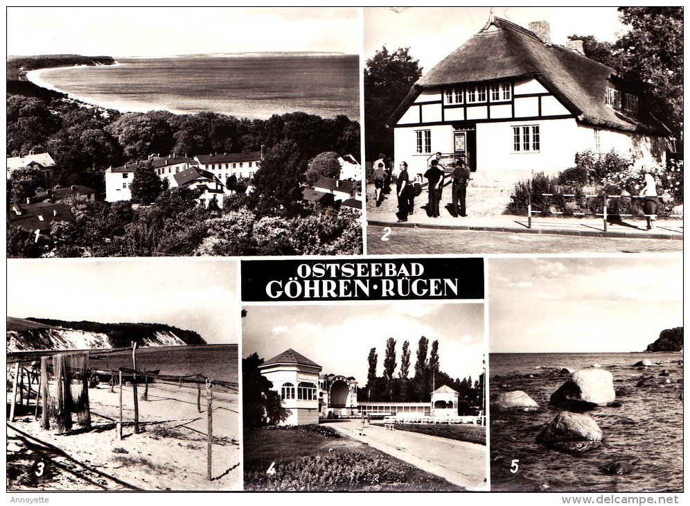 OSTSEEBAD GÖHREN (RÜGEN) - Teilansicht. Heimatmuseum. Südstrand. Konzertplatz. Steilküste - Goehren