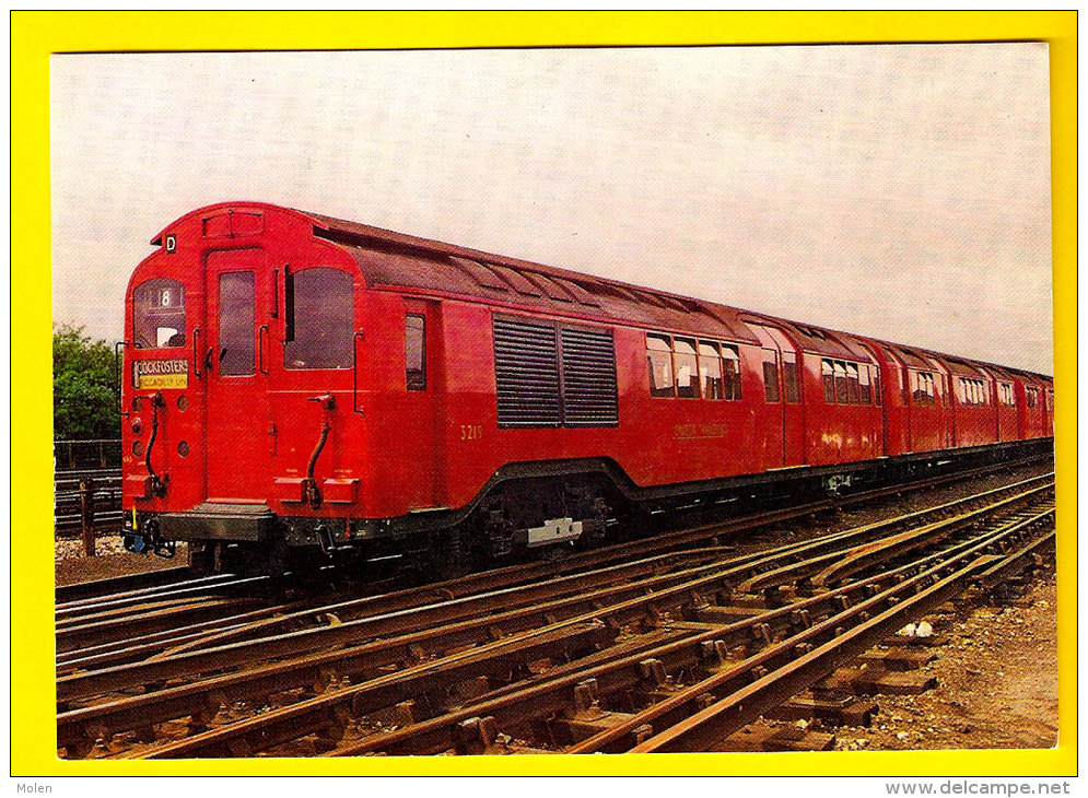 LONDON TRANSPORT UNDERGROUND STANDARD TUBE STOCK TRAIN 1934 CENTRALLINE METRO TREIN LOCOMOTIVE LOCOMOTIEF ZUG TRENO 1186 - Subway