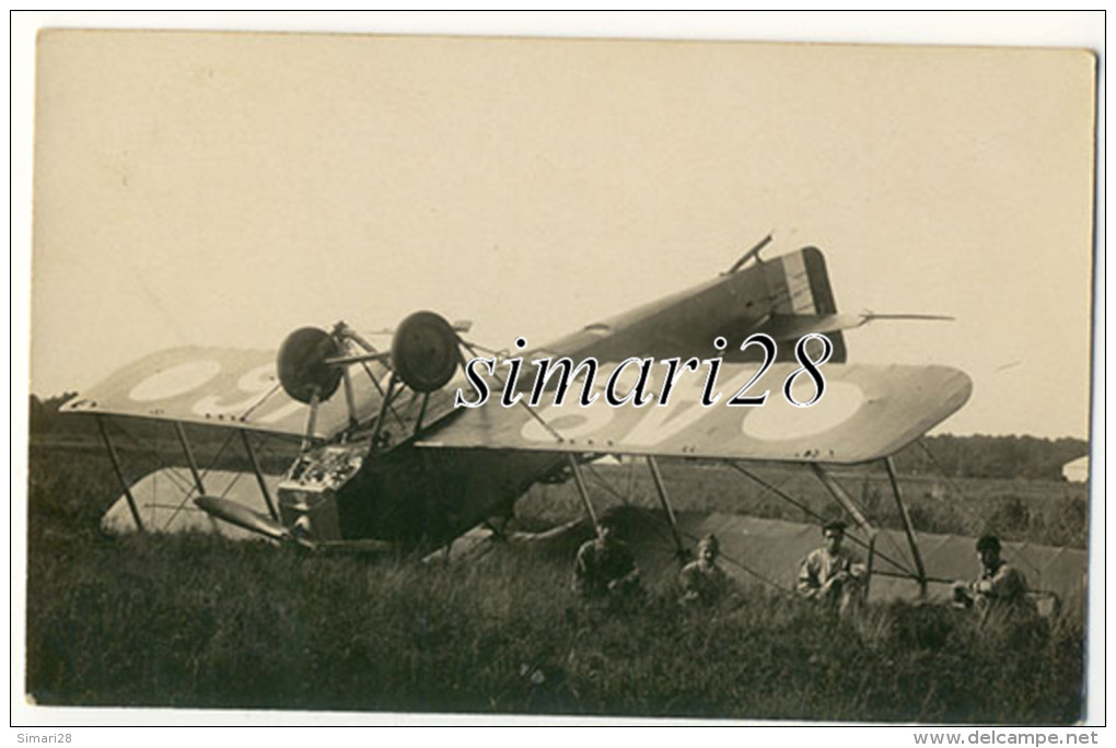 AVION CARTE PHOTO - DROLE ATTERRISSAGE?? - Accidentes