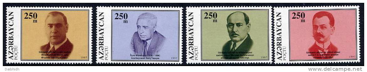 AZERBAIJAN 1997 Personalities´ Anniversaries (4v)  MNH / ** - Azerbaïjan