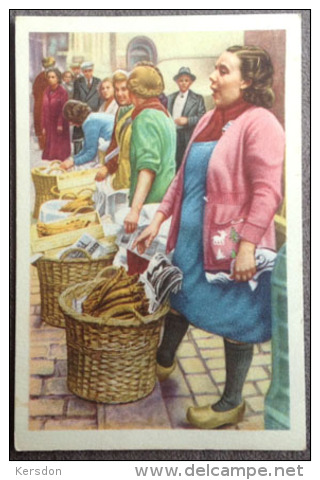 Image Folklore Belge - Femmes Au Marché - Chocolat Cote D'Or - Rare - Chocolade