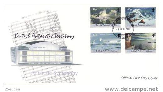 BRITISH ANTARCTIC TERRITORY 2000 ANTARCTIC SYMPHONY  FDC - FDC