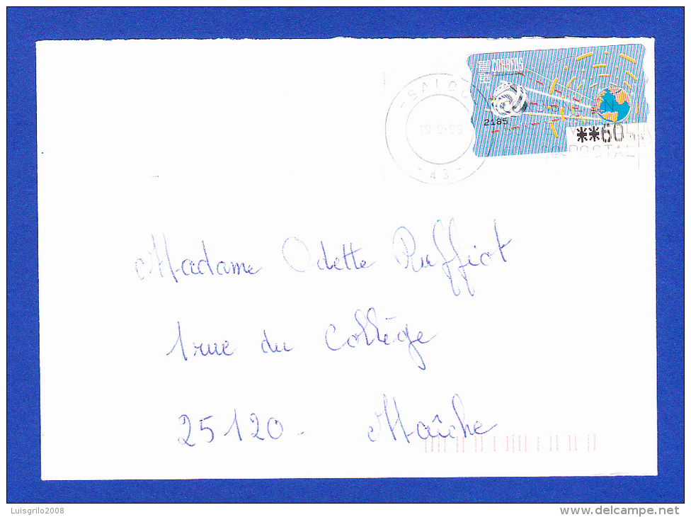 AVANT ENVELOPPE - CACHET  SALOU - 19.9.96 - Storia Postale