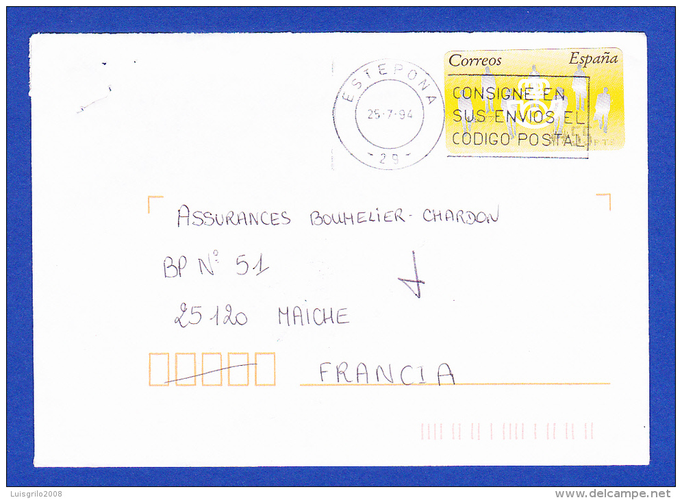 ENVELOPPE - CACHET  ESTEPONA - 25.7.94 - Storia Postale