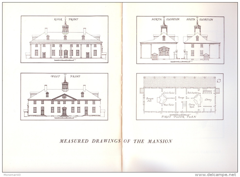 MOUNT VERNON - LIVRE Abondamment Illustré De Plus De 80 Images Principalement En Couleur (1965) - Estados Unidos