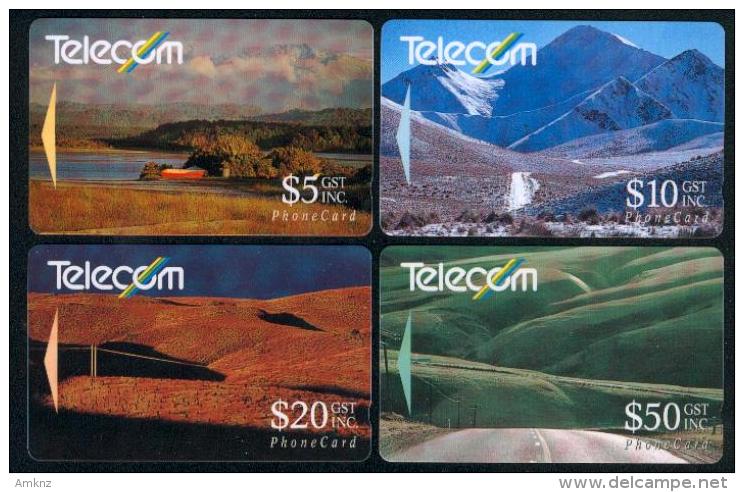 New Zealand - 1991 Landscapes Set (4) - NZ-G-25/8 - Very Fine Used - Neuseeland