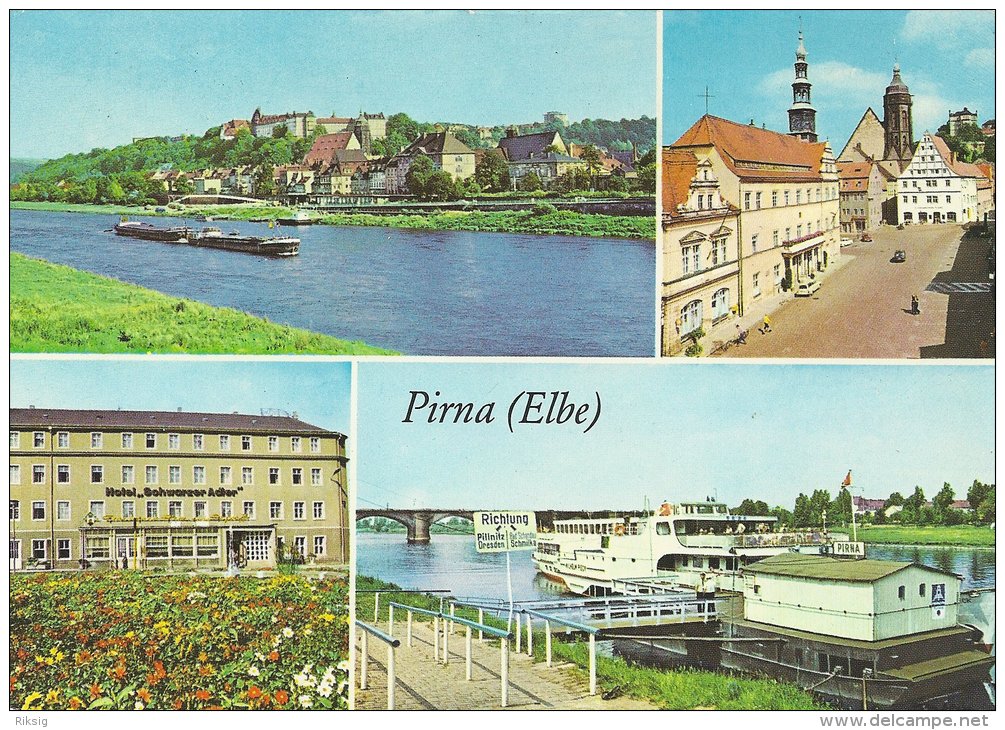 Pirna  ( Elbe )  Views  Germany    # 02501 - Pirna