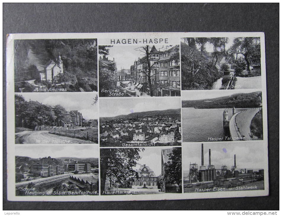 AK HAGEN HASPE Stahlwerke 1939  //  D*8836 - Hagen