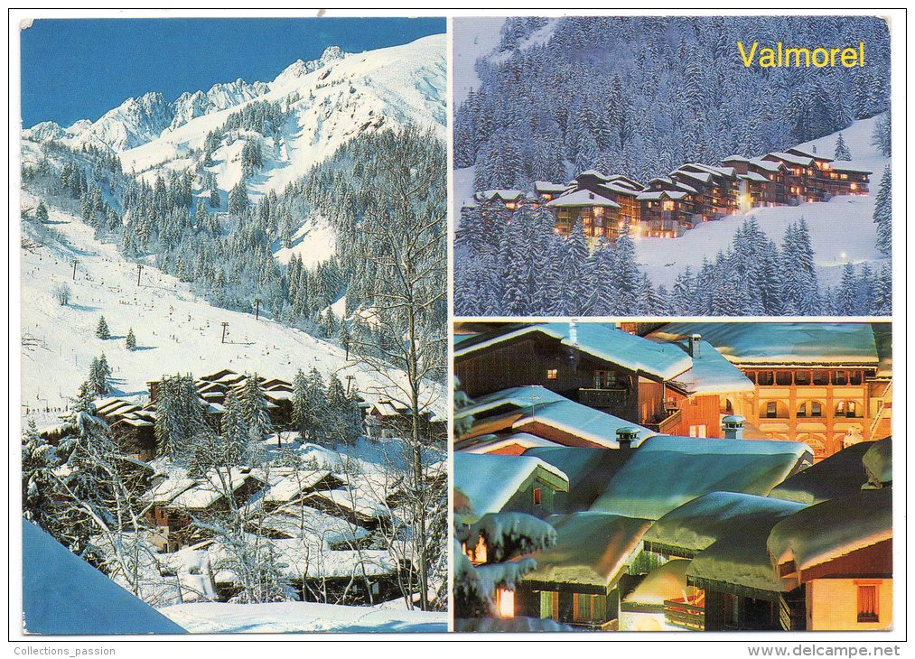 CP, 73, VALMOREL, Multivues, Voyagé En 1993 - Valmorel