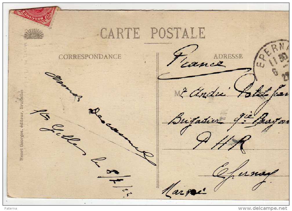 828 - Postal  Bruxelles, Brussel 1922, Belgica - Cartas & Documentos