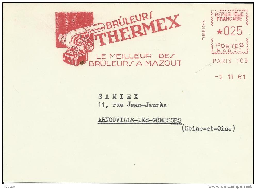 Lettre  EMA Bruleur Thermex  Bruleurs A Mazout Chauffage Sanitaire Usines Industries Paris Theme 02/13 - Usines & Industries