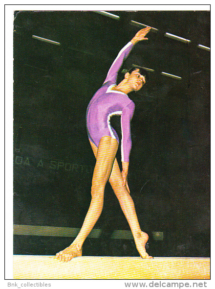 Romania Old Uncirculated Postcard - Gymnastics - Lenuta Rus - Gymnastik