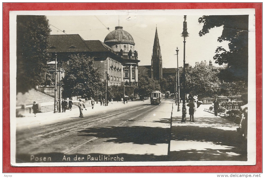 Polska - Polen - Poland - POSEN - POZNAN - An Der Paulikirche - Feldpost - Guerre 39/45 - 2 Scans - Posen