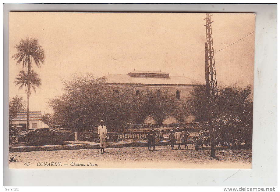 CONAKRY - GUINEA, Chateau D'eau - Wasserturm, Water Tower, Levy-Paris # 45 - Guinea