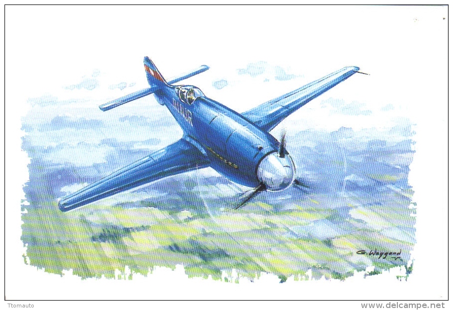 Fritz Wendel  -  Messerschmitt Me-209 V1  -  1939  -  Art Card  -  CP - 1939-1945: 2a Guerra