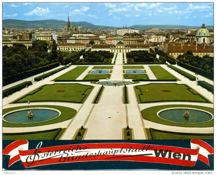 Wien - Blick Vom Oberen Belvedere - Vienna Center