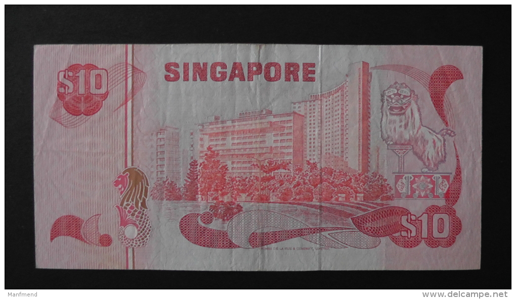 Singapore - 10 Dollar - 1979 - P 11a - VF/F - Look Scan - Singapur