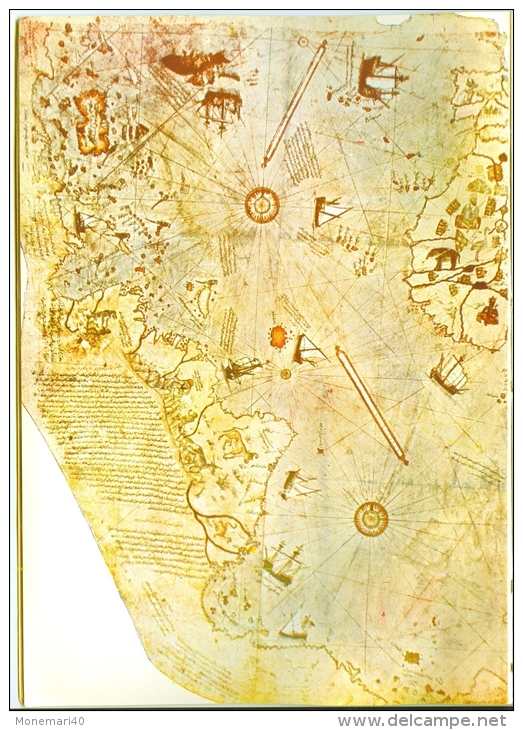 THE OLDEST MAP OF AMERICA (Drawn By PIRI REIS) - By Prof. Dr. Afetinan (1954) - 1950-Hoy