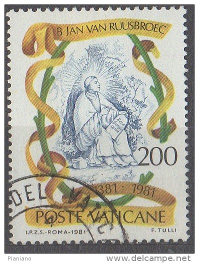 PIA  -  VATICANO  - 1981 -  600°  Della Morte Del  Beato  Jan  Van  Ruusbroec  -  (SAS  694-95) - Used Stamps