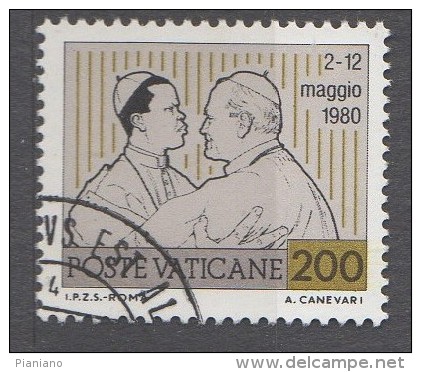 PIA  -  VATICANO  - 1981 -  I Viaggi  Del  Papa Nel  Mondo  Nel 1980  -  (SAS  697-707) - Used Stamps