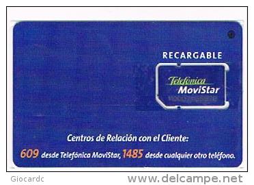 SPAGNA (SPAIN) - TELEFONICA / MOVISTAR   (GSM SIM) - ACTIVA  - USED WITH CHIP -  RIF. 4227 - Telefonica