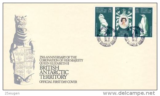 BRITISH ANTARCTIC TERRITORY 1978 SILVER JUBILEE  FDC - FDC