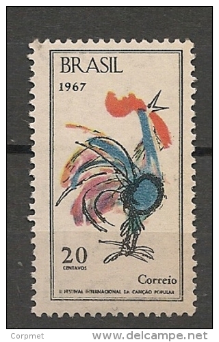 BRASIL  - 1967 CHANSON POPULAIRE - Yvert # 835 - ** MINT NH - Ungebraucht