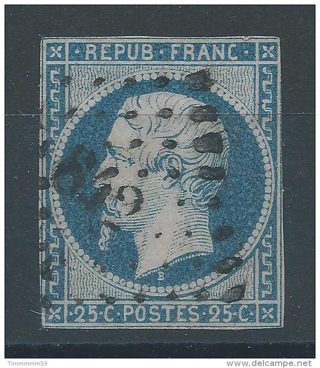 Lot N°23114   Variété/n°10, Oblit PC 842 CHERBOURG (48), Filet NORD ????? - 1852 Louis-Napoleon