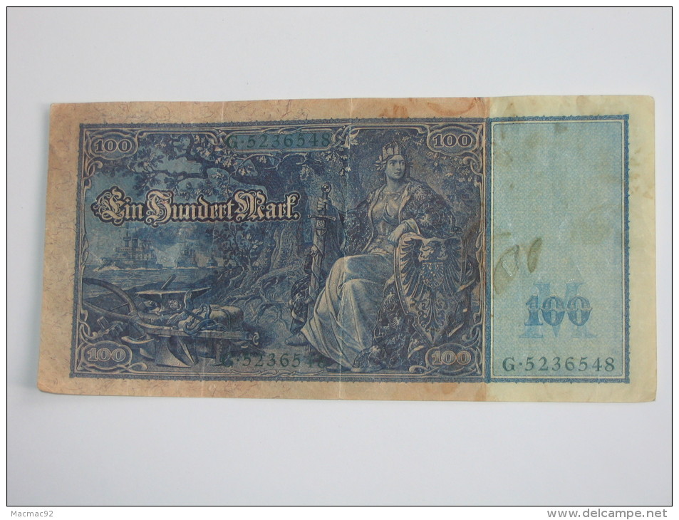 100 Ein Hundert Mark  - Berlin 1910  - Germany  - Allemagne -. - 100 Mark