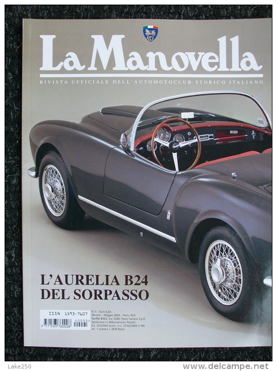 LA MANOVELLA MAGGIO 2004 LANCIA AURELIA B24 - Motori