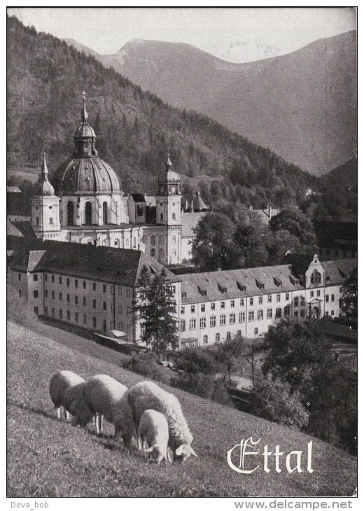 Guide Book ETTAL ABBEY Benedictine Monastery Bavaria Germany Zeppelin Photo - Bayern