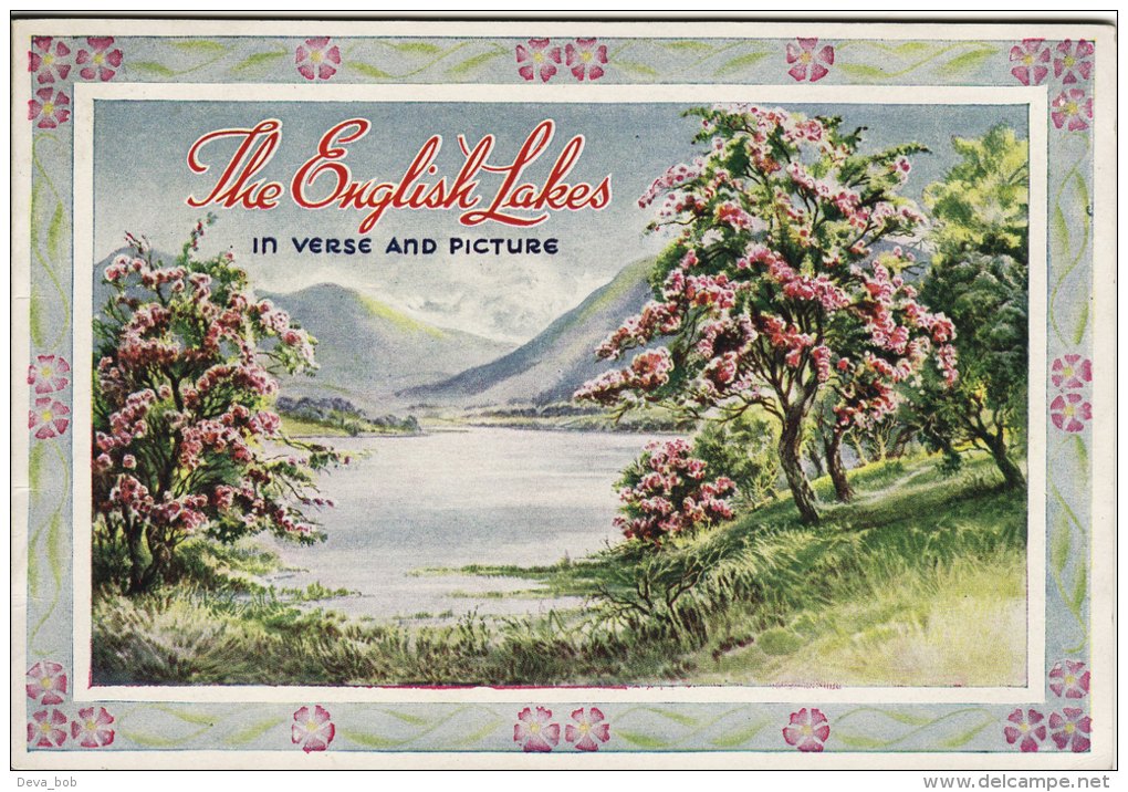 Lovely Book The English Lakes In Verse & Picture 27 Prints Valentine & Sons - Reizen/ Ontdekking