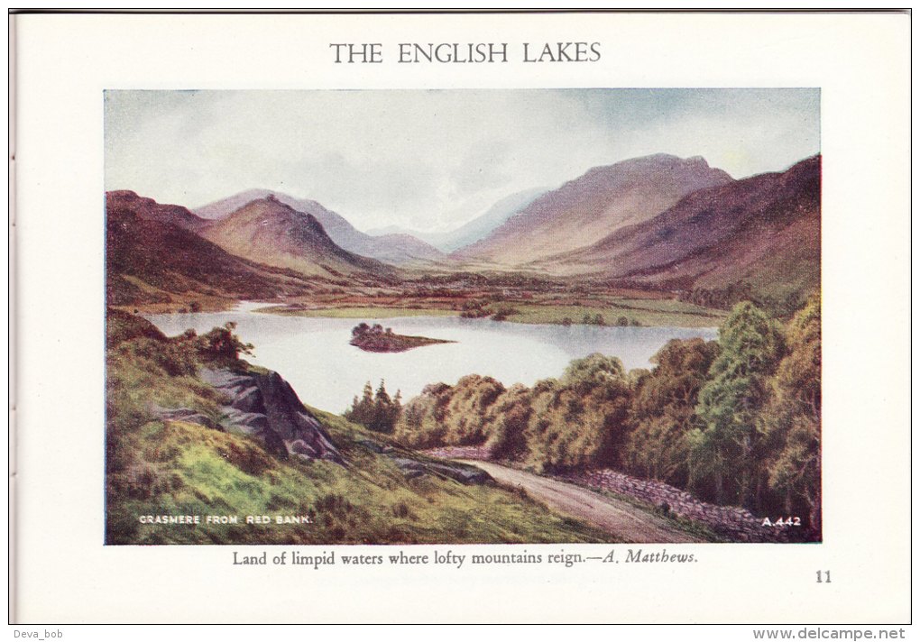 Lovely Book The English Lakes In Verse & Picture 27 Prints Valentine & Sons - Reisen