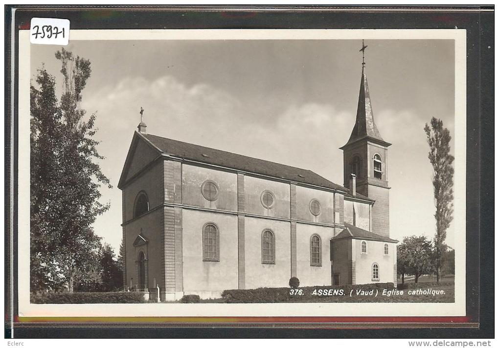 DISTRICT D´ECHALLENS /// ASSENS - L'EGLISE - TB - Assens