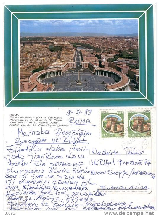 Italy, Italia, Roma, Skopje, Cupola Di San Pietro, 1988 00663 - Multi-vues, Vues Panoramiques