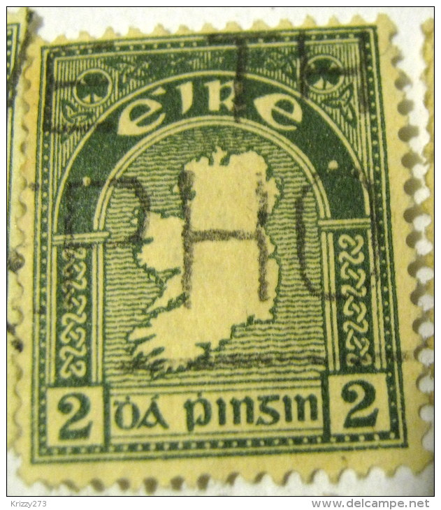 Ireland 1922 Map Of Ireland 2d - Used - Gebruikt