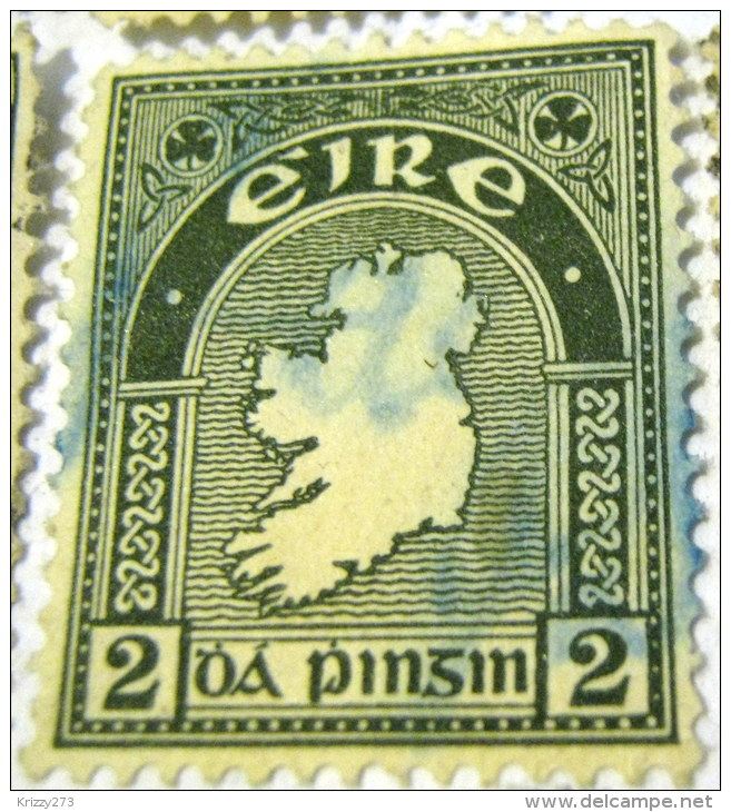 Ireland 1922 Map Of Ireland 2d - Used - Gebruikt