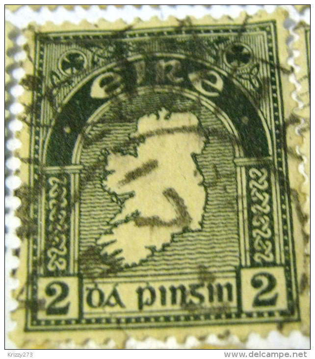 Ireland 1922 Map Of Ireland 2d - Used - Used Stamps