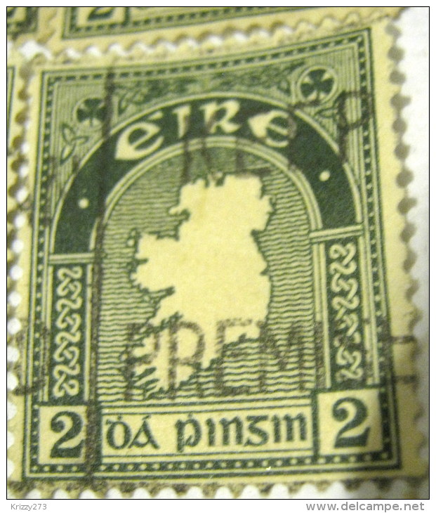Ireland 1922 Map Of Ireland 2d - Used - Gebruikt