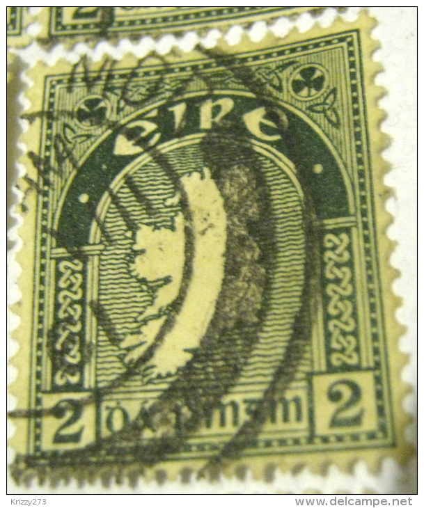 Ireland 1922 Map Of Ireland 2d - Used - Used Stamps