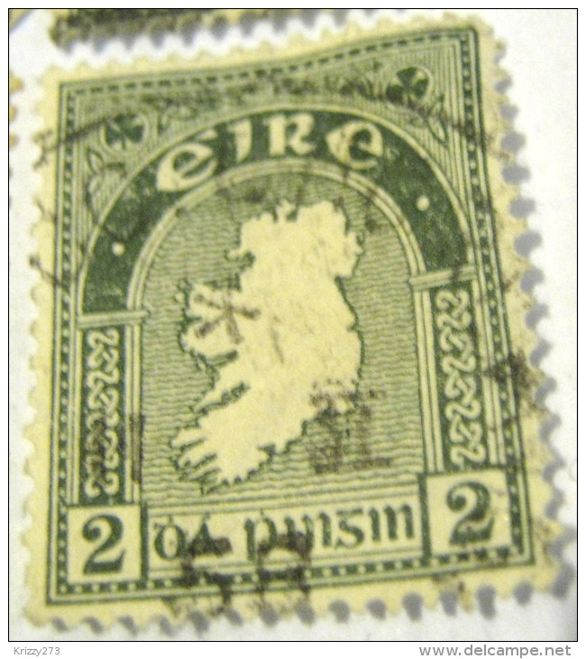 Ireland 1922 Map Of Ireland 2d - Used - Used Stamps