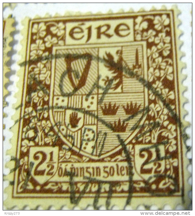 Ireland 1922 Irish Arms 2.5d - Used - Used Stamps