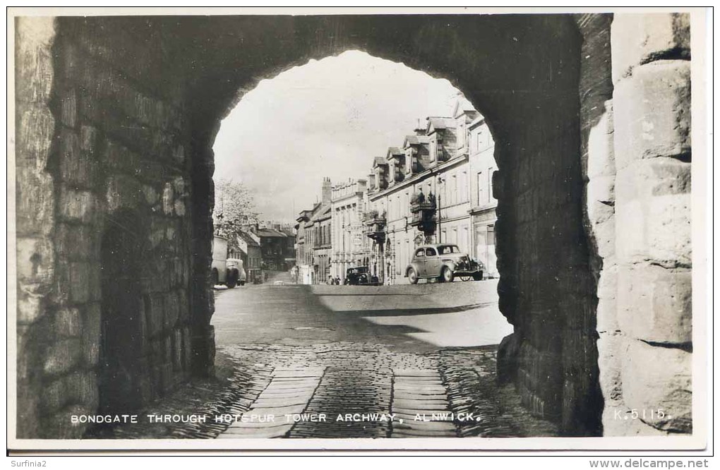 NORTHUMBERLAND - ALNWICK - BONDGATE THROUGH HOTSPUR TOWER ARCHWAY RP  Nm210 - Other & Unclassified